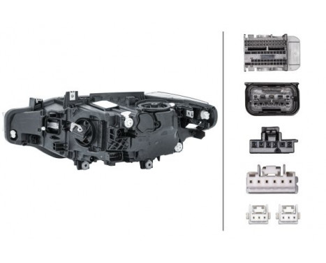 Headlight right 1EX 012 103-921 Hella, Image 2