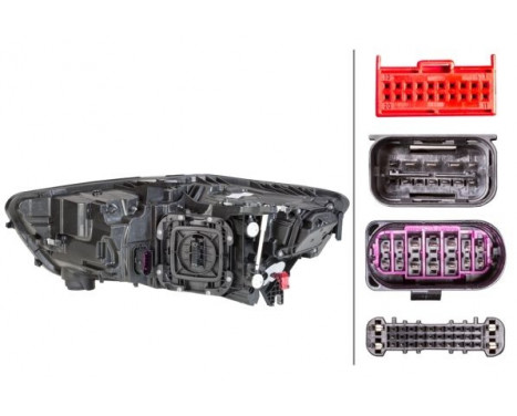 Headlight right 1EX 012 976-121 Hella, Image 2