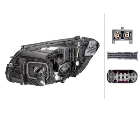 Headlight right 1EX 013 063-521 Hella, Image 2
