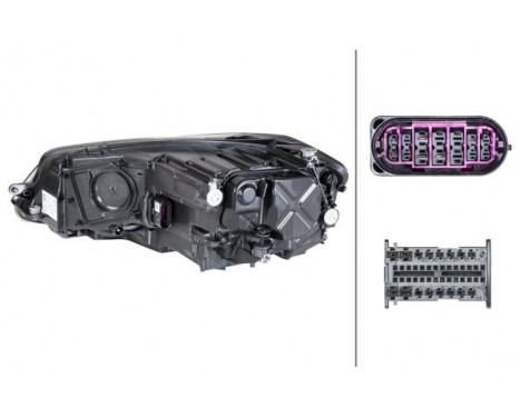 Headlight right 1EX 013 924-301 Hella, Image 2