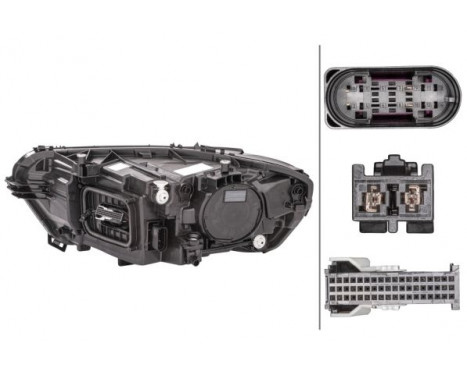 Headlight right 1EX 015 086-321 Hella, Image 2