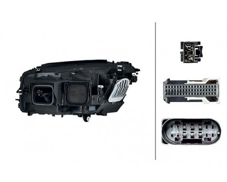 Headlight right 1EX 354 877-181 Hella, Image 2
