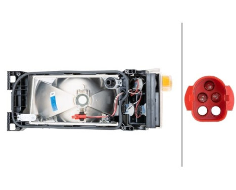 Headlight right 1LG 007 150-121 Hella, Image 2
