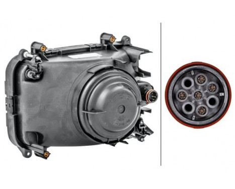 Headlight right 1LG 007 660-041 Hella, Image 2