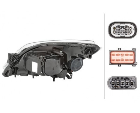 Headlight right 1ZS 008 710-321 Hella, Image 3
