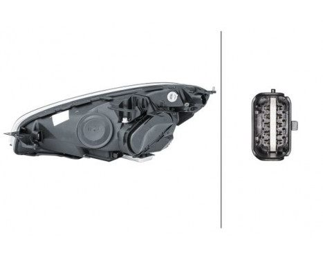 Headlight right 1ZS 009 237-061 Hella, Image 3