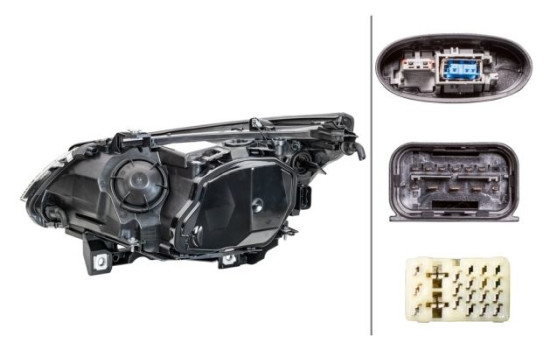 Headlight right 1ZS 169 009-121 Hella, Image 3