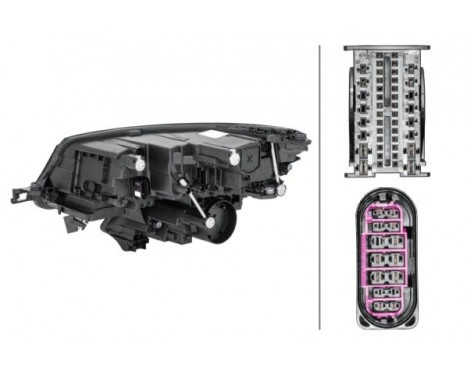 Headlight right 1ZX 012 669-401 Hella, Image 2