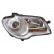 Headlight right 2 X H7 Chrome including actuator 5857962 Van Wezel, Thumbnail 2