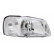 Headlight right 20-0075-15-2 TYC