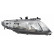 Headlight right 20-0967-05-2 TYC