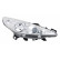 Headlight right 20-1061-05-2 TYC