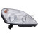 Headlight right 20-11651-05-2 TYC, Thumbnail 2