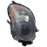 Headlight right 20-11753-15-2 TYC