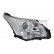 Headlight right 20-11927-15-2 TYC, Thumbnail 2