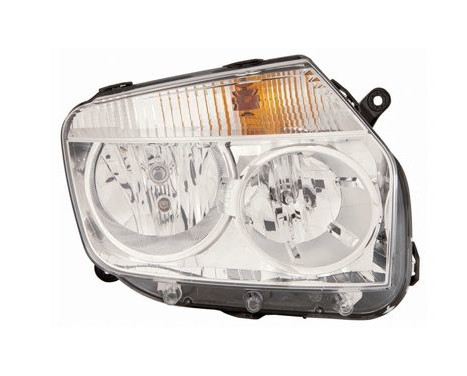 Headlight right 4x2 H7+H1 +/-ElektrischReg. 1555962 Van Wezel, Image 2