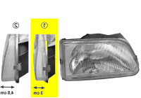 Headlight right 5322942 Van Wezel