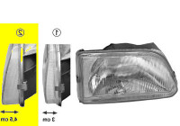 Headlight right 5322944 Van Wezel