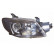 Headlight right BLACK from 6/'04 3271962 Van Wezel