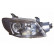Headlight right BLACK from 6/'04 3271962 Van Wezel, Thumbnail 2