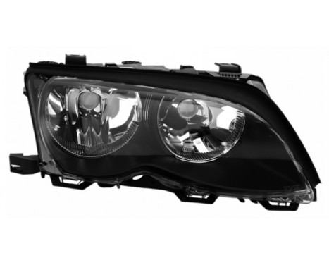 Headlight right BLACK from 9/'01 including actuator 0649964 Van Wezel