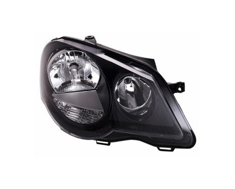 Headlight right black (GTi) 5828964 Van Wezel