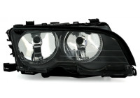 Headlight right BLACK until 8/'02 including actuator 0646966 Van Wezel