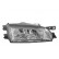 Headlight right from 10/'98 Clear glass 5131962 Van Wezel, Thumbnail 2