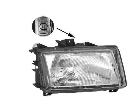 Headlight right from '00 +/-REG.ELECT. 5826964 Van Wezel, Image 2