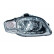 Headlight right from '07 H7+H7 0326964 Van Wezel