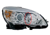 Headlight right from '07 H7+H7 3091964 Van Wezel