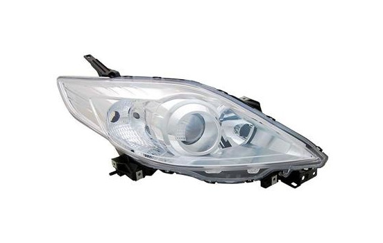 Headlight right from '08 H7+HB3 +Elinks Mot.Chrome 2762966 Van Wezel