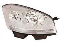 Headlight right from '10 H7+H1 including actuator 0977962 Van Wezel
