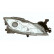 Headlight right from '10 H9+H11 +electric 2764962 Van Wezel