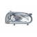 Headlight right from '93 GOLF 5880948 Van Wezel, Thumbnail 3