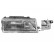 Headlight right from '96 +/- electric 4932962 Van Wezel