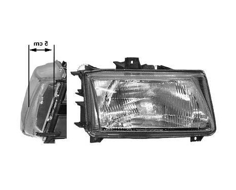 Headlight right from 7/'96 +/-ELEC.REG. VALEO 086654
