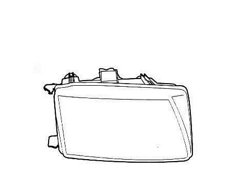 Headlight right from 7/'96 +/-ElektrischREG. 4913962 Van Wezel, Image 2