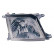Headlight right from 7/'99 5381944 Van Wezel