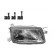 Headlight right from 9/'94 +/-Elinks REG. 3735942 Van Wezel