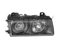 Headlight right From 9/'94+ NOT COMPACT H7+H7 0640966 Van Wezel