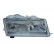 Headlight right H1+H1 4741962 Van Wezel