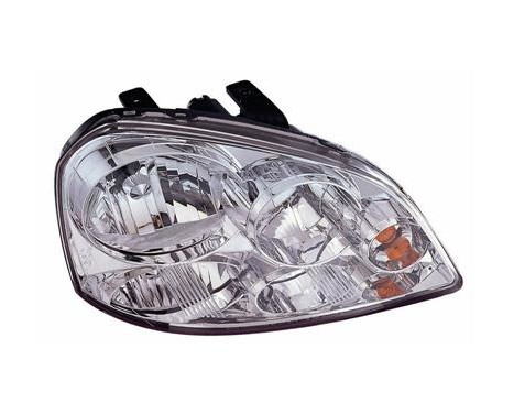 Headlight right H1+H7 including actuator 8132962 Van Wezel