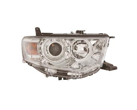 Headlight right H11+HB3 +ELECTRICReg. 3295968 Van Wezel