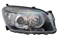 Headlight right H11+HB3 +Reglinks Elinks BLACK 5470964 Van Wezel