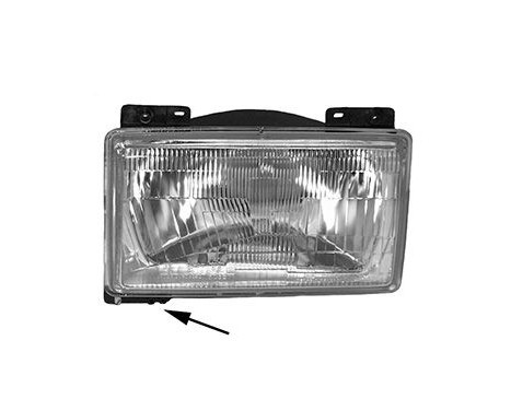 Headlight right H4 1745952 Van Wezel, Image 2