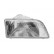 Headlight right H4 AND JUST 0908948 Van Wezel