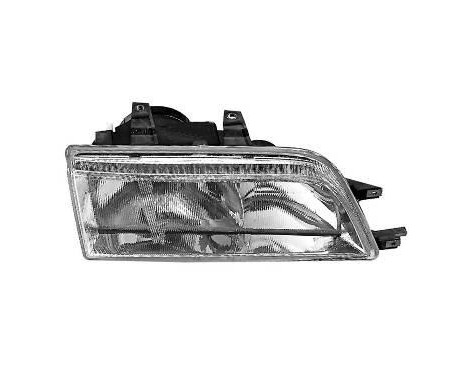 Headlight right H4 + H1 MANUALLY ADJUSTABLE 0207962 Van Wezel