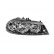 Headlight right H7+H1 0159962 Van Wezel