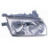 Headlight right H7+H1 +/-electric 8241962 Van Wezel